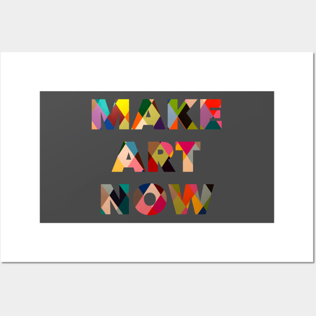 Make Art Now - Diamond Pattern Wall Art by JossSperdutoArt